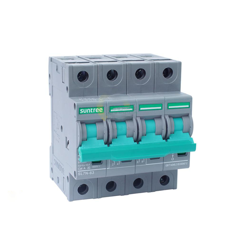فیوز مینیاتوری فیوز مینیاتوری DC 1000v چهار پل 16 آمپر برند Suntree - تصویر 1